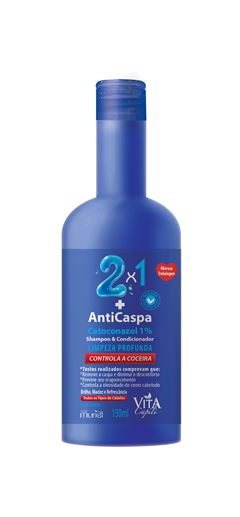 Shampoo Muriel Men Anticaspa 2 Em 1 Limpeza Profunda