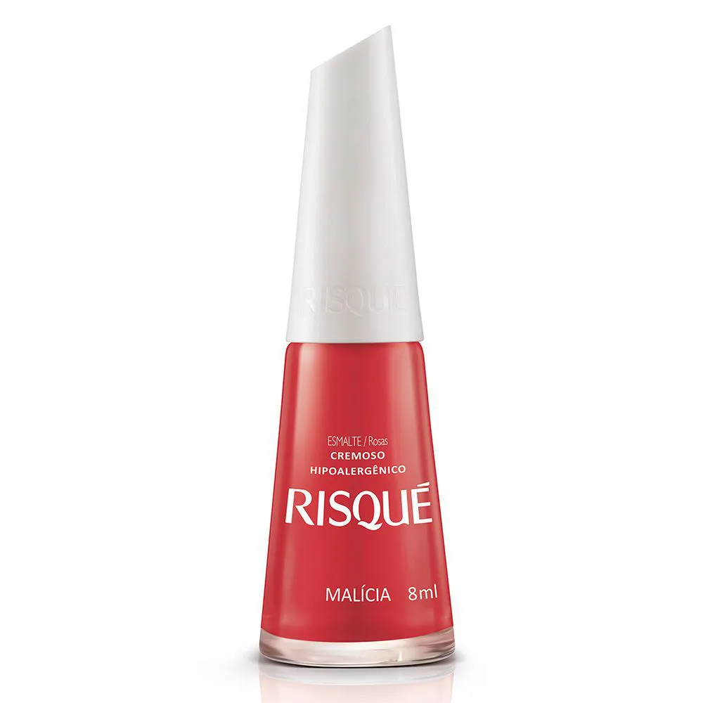 Esmalte Risqué Cremoso Vermelho Felicidade - Solto