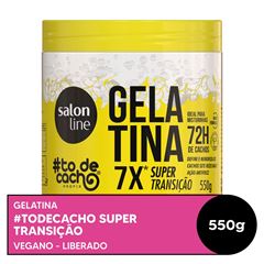 GELATINA TODECACHO SUPER TRANSICAO CAPILAR SALON LINE 550G