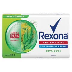 Sabonete Rexona Antibacteriano Erva Doce 84 Gramas