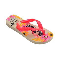 SANDALIA HAVAIANAS KIDS FLORES BEGE PALHA 23/24