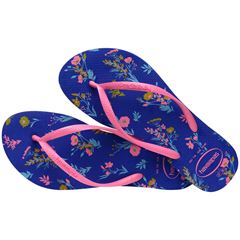 SANDALIA HAVAIANAS SLIM ROMANCE AZUL NAVAL 37/38