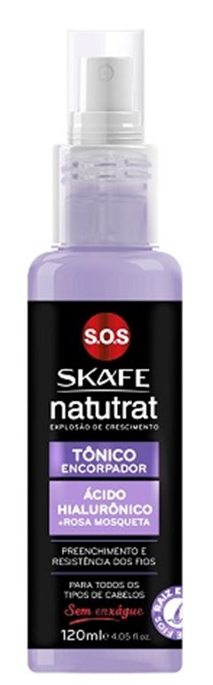 Tônico Natutrat SOS Hialurônico e Rosa Mosqueta 120ml