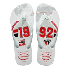 Sandália Havaianas Times São Paulo Branco 43/44