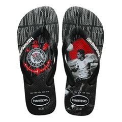 Sandália Havaianas Kids Times Corinthians Preto 29/30