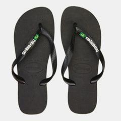 Sandália Havaianas Brasil Logo Preto/Preto 37/38