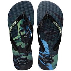 Sandália Havaianas Top Heróis Preto/Preto/Argila 43/44