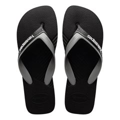 Sandália Havaianas Dual Preto/Cinza Aço 37/38