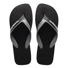 Sandália Havaianas Dual Preto/Cinza Aço 39/40