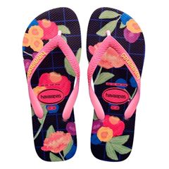 Sandália Havaianas Top Floral Fresh Ciber Pink 33/34