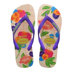 Sandália Havaianas Top Floral Fresh Bege Palha 33/34