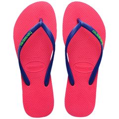 SANDALIA HAVAIANAS SLIM LOGO POP UP PINK PAR 33/34