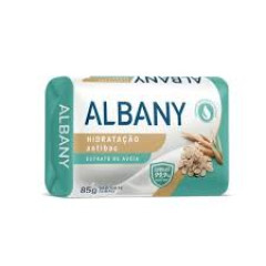 Sabonete Albany Hidratante Antibacteriano Branco 85g