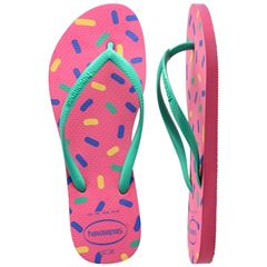 Sandália Havaianas Kids Slim Harmony Ciber Pink 29/30