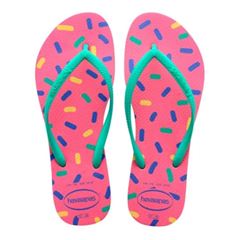 Sandália Havaianas Kids Slim Harmony Ciber Pink 29/30