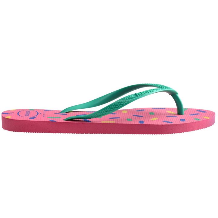 Sandália Havaianas Slim Organic Rosa Ballet/Dourado Blush