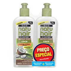 Creme de Manutenc?o Intensiva NatuHair S.O.S Coco Leve 2 com Desconto