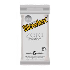 Preservativo Blowtex Zero com 6 Unidades
