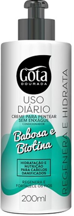 CREME PARA PENTEAR GOTA DOURADA FORTALECIMENTO