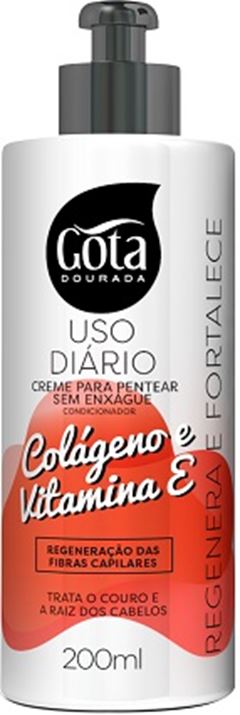CREME PARA PENTEAR GOTA DOURADA FORTALECIMENTO