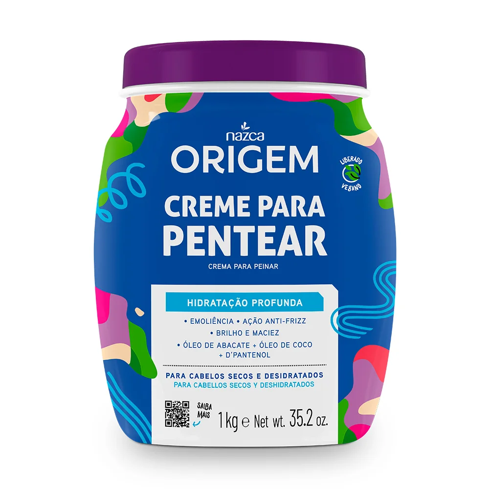 Creme para Pentear Nazca Origem Hidratação Profunda