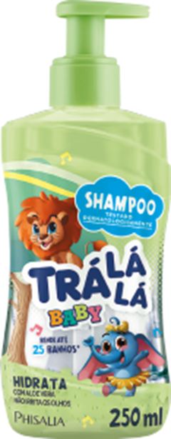 Shampoo Infantil Tralalá Baby Hidrata 250ml