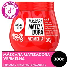 Máscara Salon Line #TodeCacho Matizador Vermelho Maionese