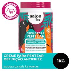 Creme Para Pentear Salon Line SOS Definição Antifrizz 1kg
