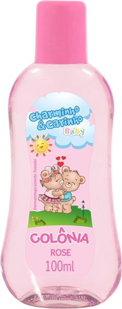 Colônia Infantil Charminho & Carinho Rose 100ml