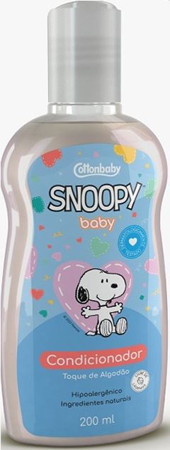 Condicionador Infantil Cottonbaby Snoopy Toque de Algodão