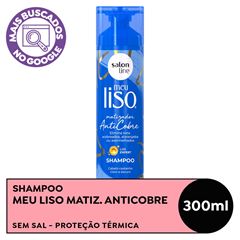Shampoo Salon Line Meu Liso Matizador Anticobre