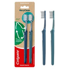 ESCOVA DENTAL COLGATE RECYCLEAN 2PK