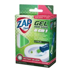 Gel Sanitário Adesivo Zap Clean Citrus Aplicador