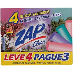 Promoção Refil Sanitário Zap Clean Leve 4 Pague 3