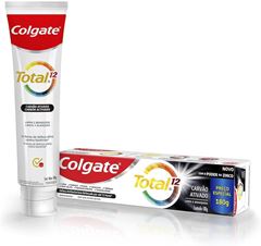 CREME DENTAL COLGATE TOTAL 12 CARVAO ATIVADO 180G