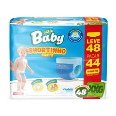 Fralda Descartável Short Little Baby XXG