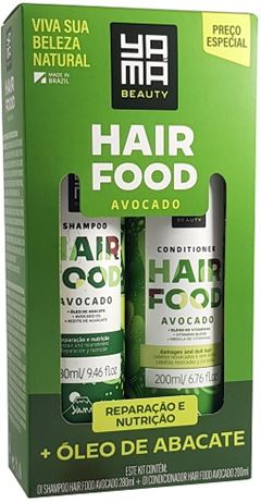 Shampoo + Condicionador Yamá Hair Food Avocado