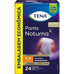 Roupa Íntima Descartável Tena Pants Noturna P/M com 24 Unidades