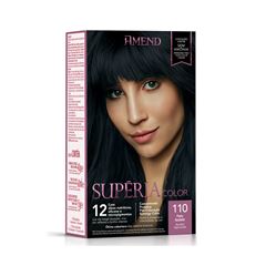 Tintura Amend Supéria Kit 110 Preto Azulado