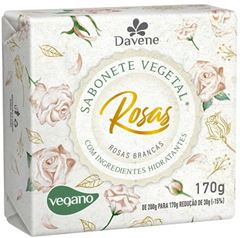 Sabonete Davene Vegano Rosas Brancas 170g
