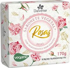 Sabonete Davene Vegano Rosas 170g
