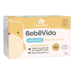 Sabonete Infantil Bebê Vida Leite de Arroz 90g