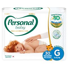 Fralda Descartável Personal Baby Premium Proteção MG G