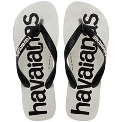 Sandália Havaianas Top Logo Mania 2 Branco E Preto E Branco 41/42