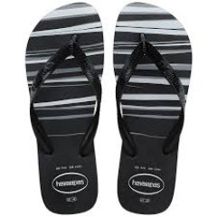 Sandália Havaianas Top Basic Preto/Preto/Preto/Branco 37/38