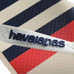 Sandália Havaianas Top Náutico Branco/Branco/Marinho 37/38