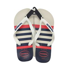 Sandália Havaianas Top Náutico Branco/Branco/Marrom 39/40