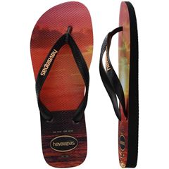 Sandália Havaianas Hype Preto/Preto/Pêssego 41/42