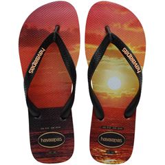 Sandália Havaianas Hype Preto/Preto/Pêssego 41/42