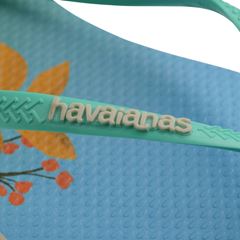 Sandália Havaianas Slim Postcard Bege Palha 33/34
